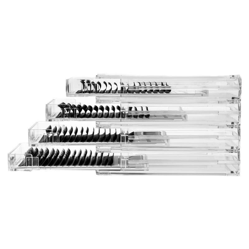 Wholesale Deluxe Eyelash Various Individual Mink Eyelashes Extension Cosmetic with Packaging