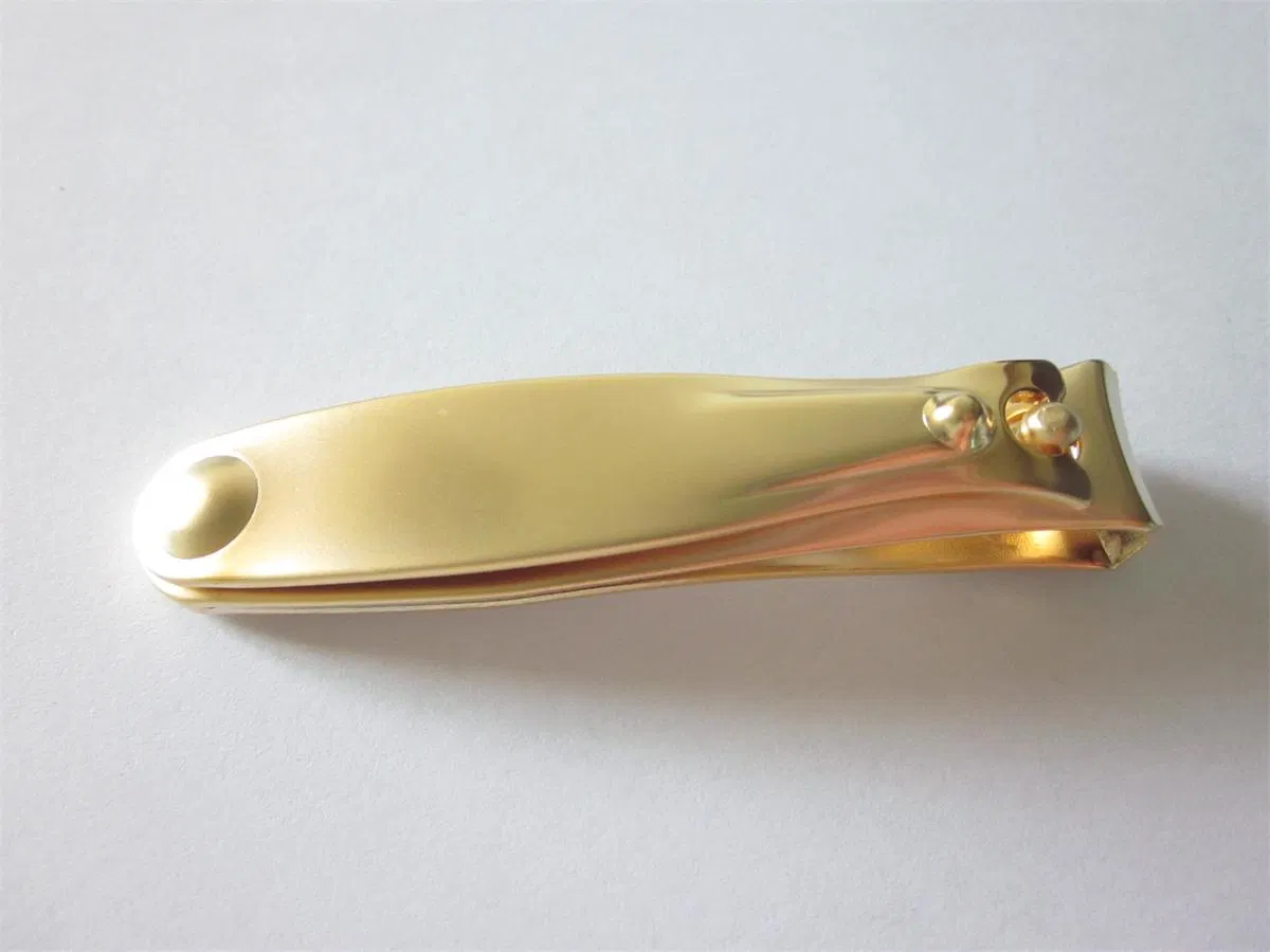 Deluxe Toe Nail Cutter with Pearl Golden Plating