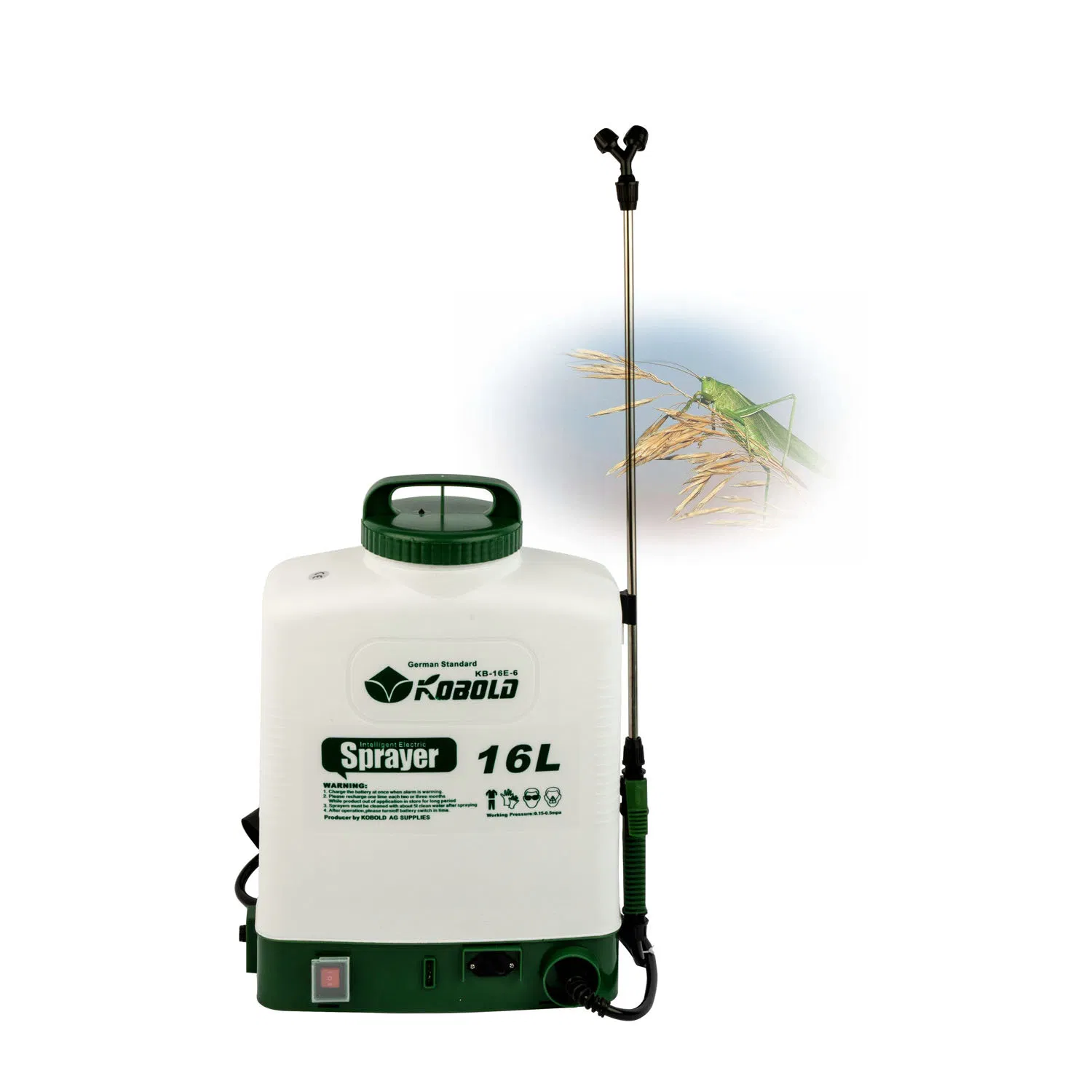 16L Chemical Pesticide Liquid Rechargeable Agriculture Knapsack Electric Power Sprayer