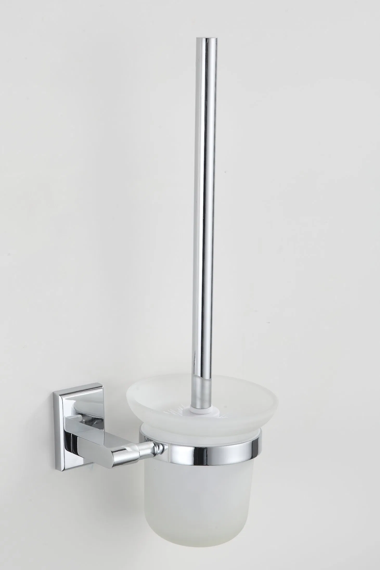 6 Pieces Round Design Silver Bathroom Accessories Set