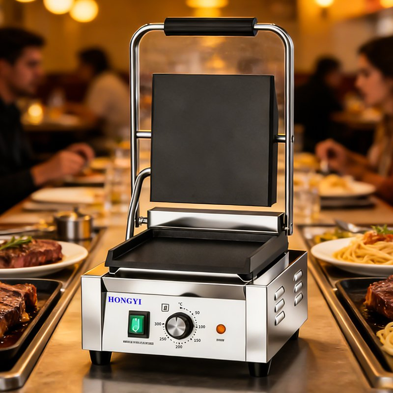 Steak Plate Furnace Stainless Steel Grill for Bar & Pub