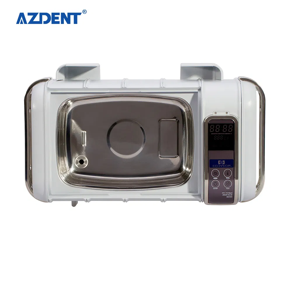Azdent Supplies Stainless Steel Ultrasonic Washer Portable Digital Dental Ultrasonic Cleaner
