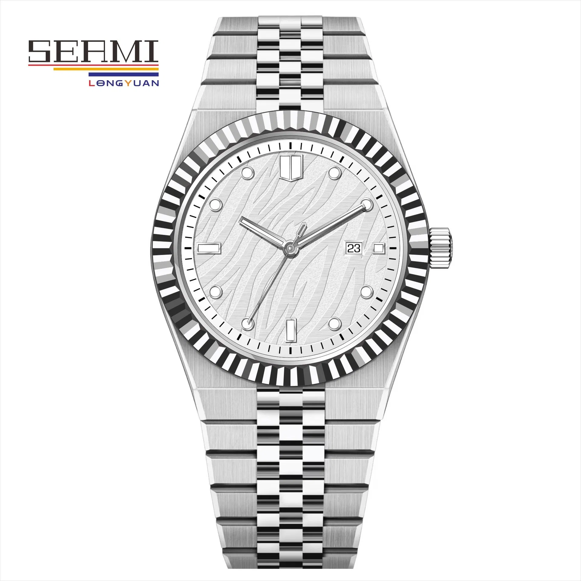 Functional Alloy Elegant Robust Quartz Watch for Daily Life