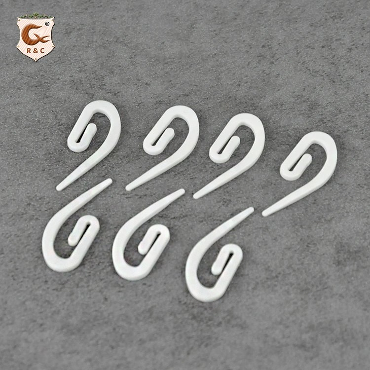 High Quality Plastic Curtain Hooks Pins Windows White Curtain Hook