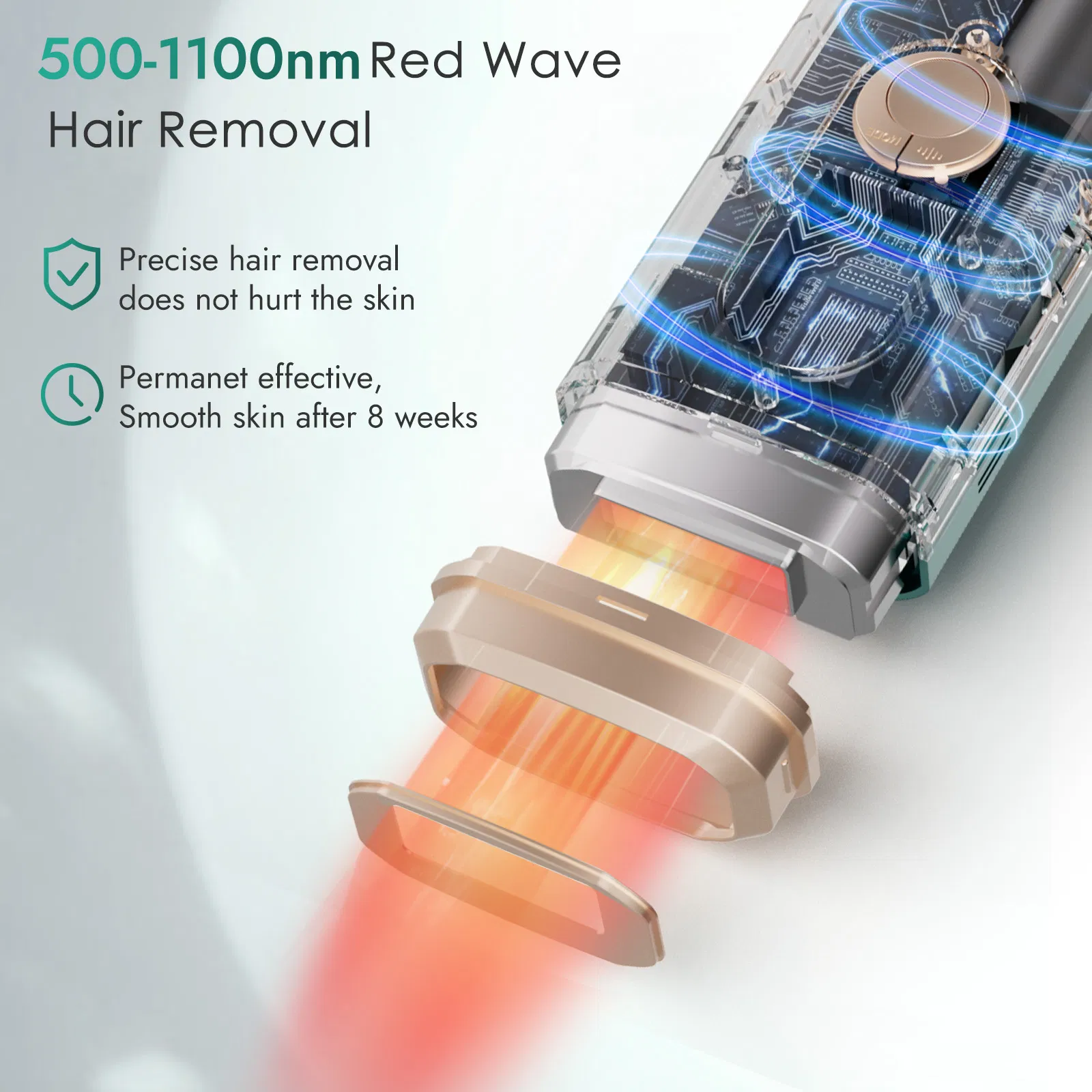 Permanently Home Use IPL Hair Removal Epilator Ice Cooling Painless Hair Removal Handset IPL Laser laser Hair Removal