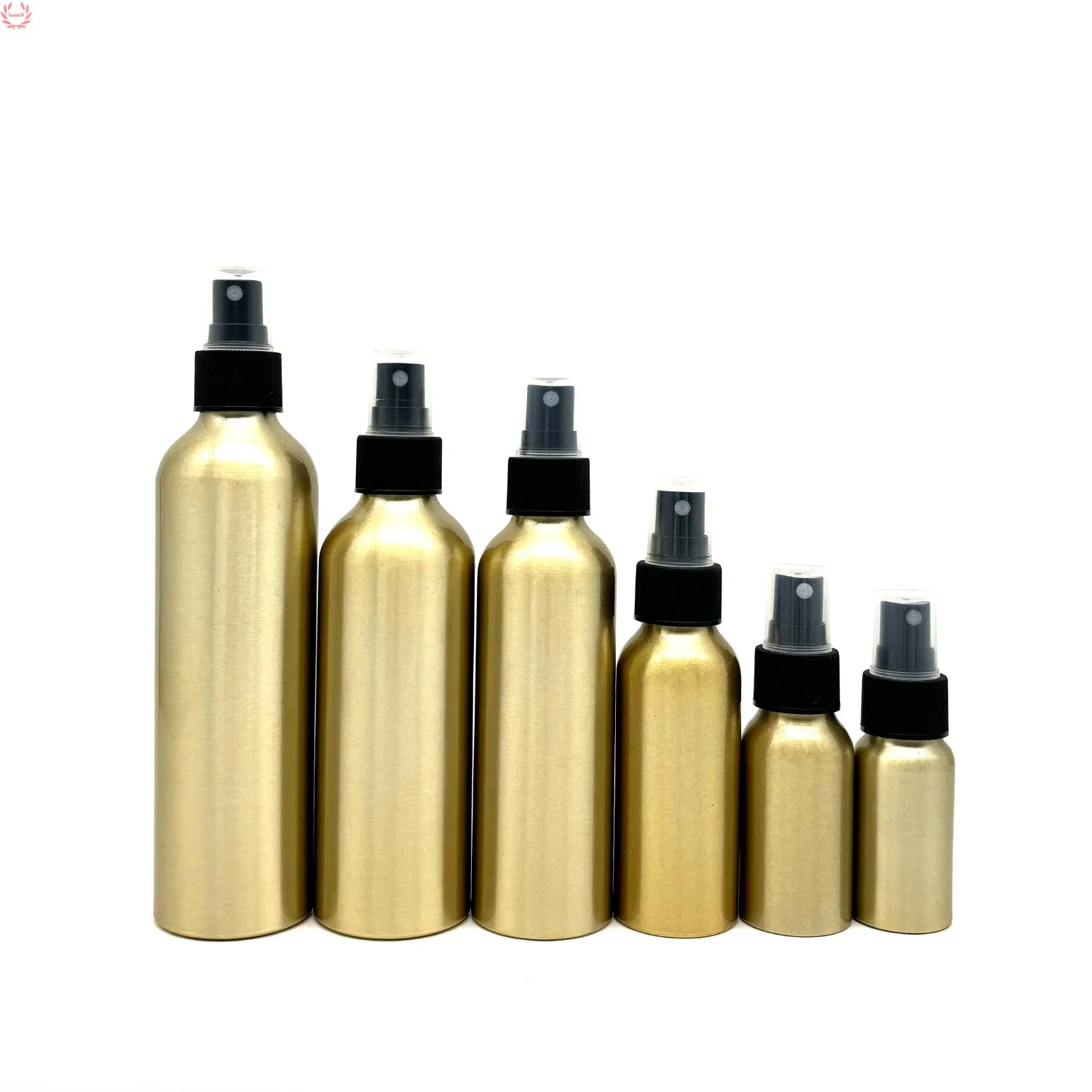 Recycle Use Empty 30ml 50ml 100ml 120ml 150ml 250ml Cosmetic Aluminum Shampoo Pump Spray Bottle 1oz 3oz 4oz 5oz 8oz