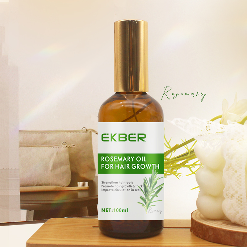 Private Label Natural Ingredient Rosemary Oil Hair Growth Male and Female Hair Regrowth Oil