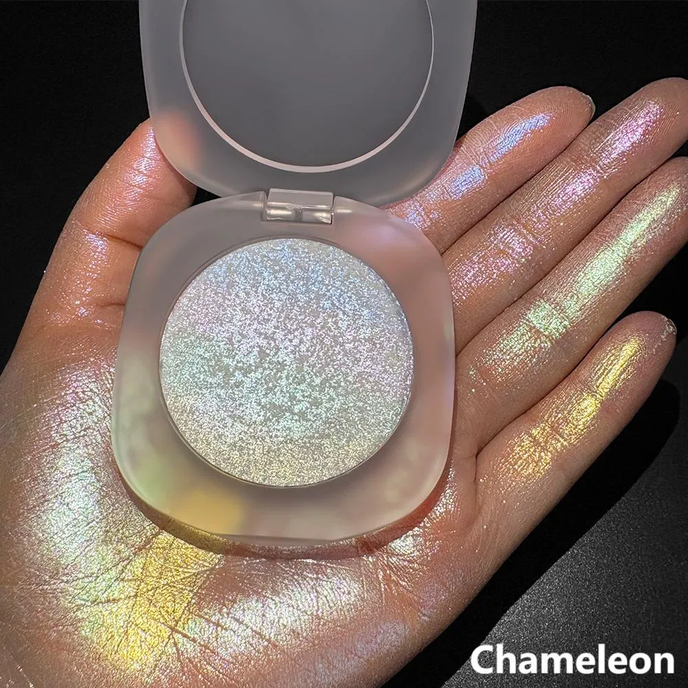 Vegan Highlighter Private Label High Pigment Highlight Pressed Powder Custom Makeup Glitter Highlighter Cosmetic