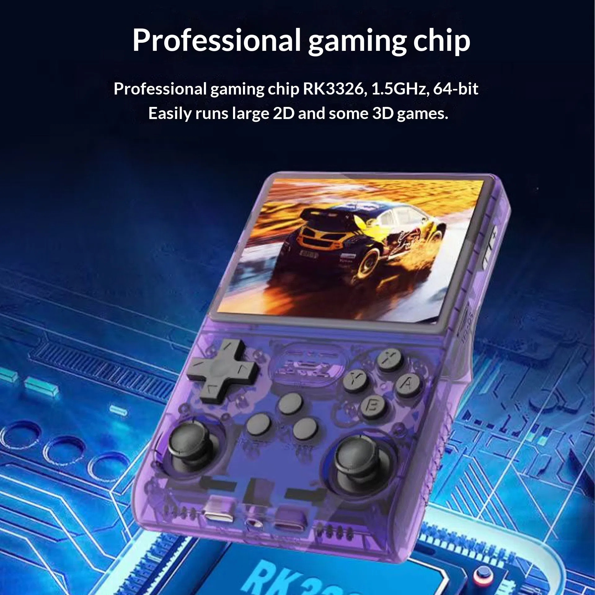 R40s PRO Handheld Game Console 10+ Emulators 3.5 Inch HD Screen Retro Gamepad