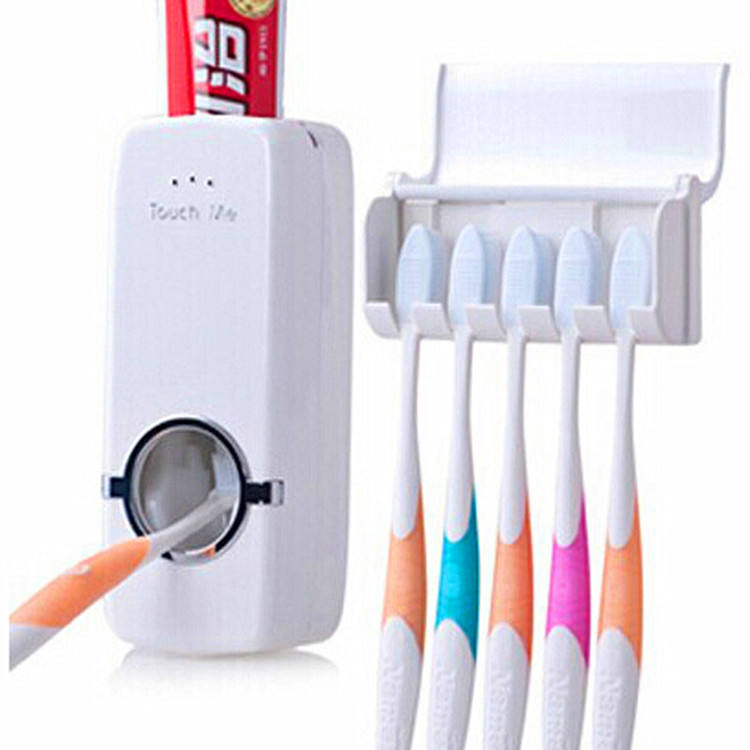 Automatic Children Kids Toothbrush Toothpaste Holder Dispenser