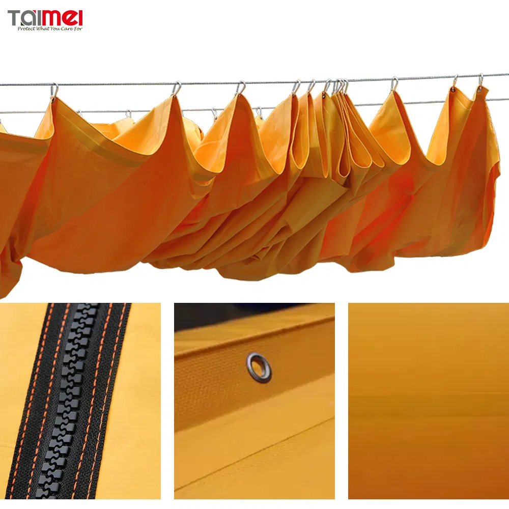 Flexible PVC Flexible Mine Ventilation Air Duct Fabric for Tunnel/Laboratory/Poultry House