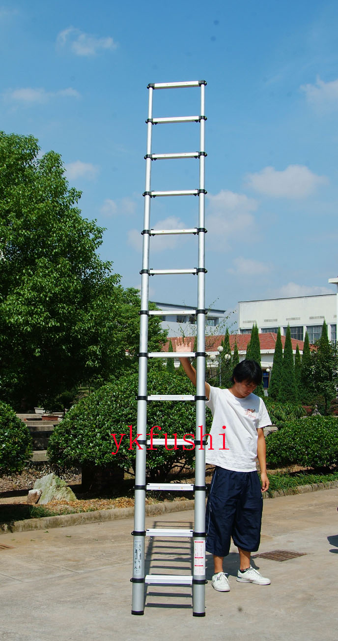 150 Kg Max Load Aluminum 2.0 M Telescopic Ladder