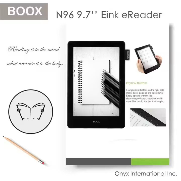 10inch Ebook Made in China OEM Android WiFi Educational Ereader for Student Ebook Reader Tablet with Pen Case