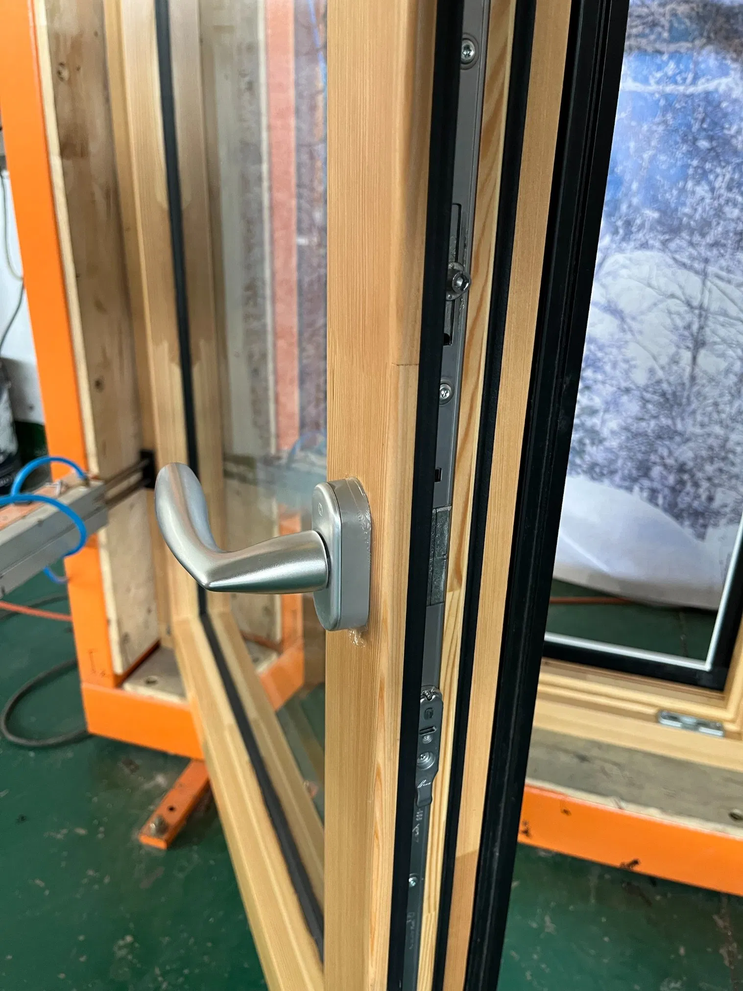 Penjoy Phi Certified Energy Efficient Aluminum Wood Cladding Pasive Window