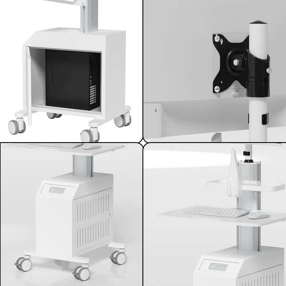 Mobile Medical Computer Stand for Versatile Healthcare Use