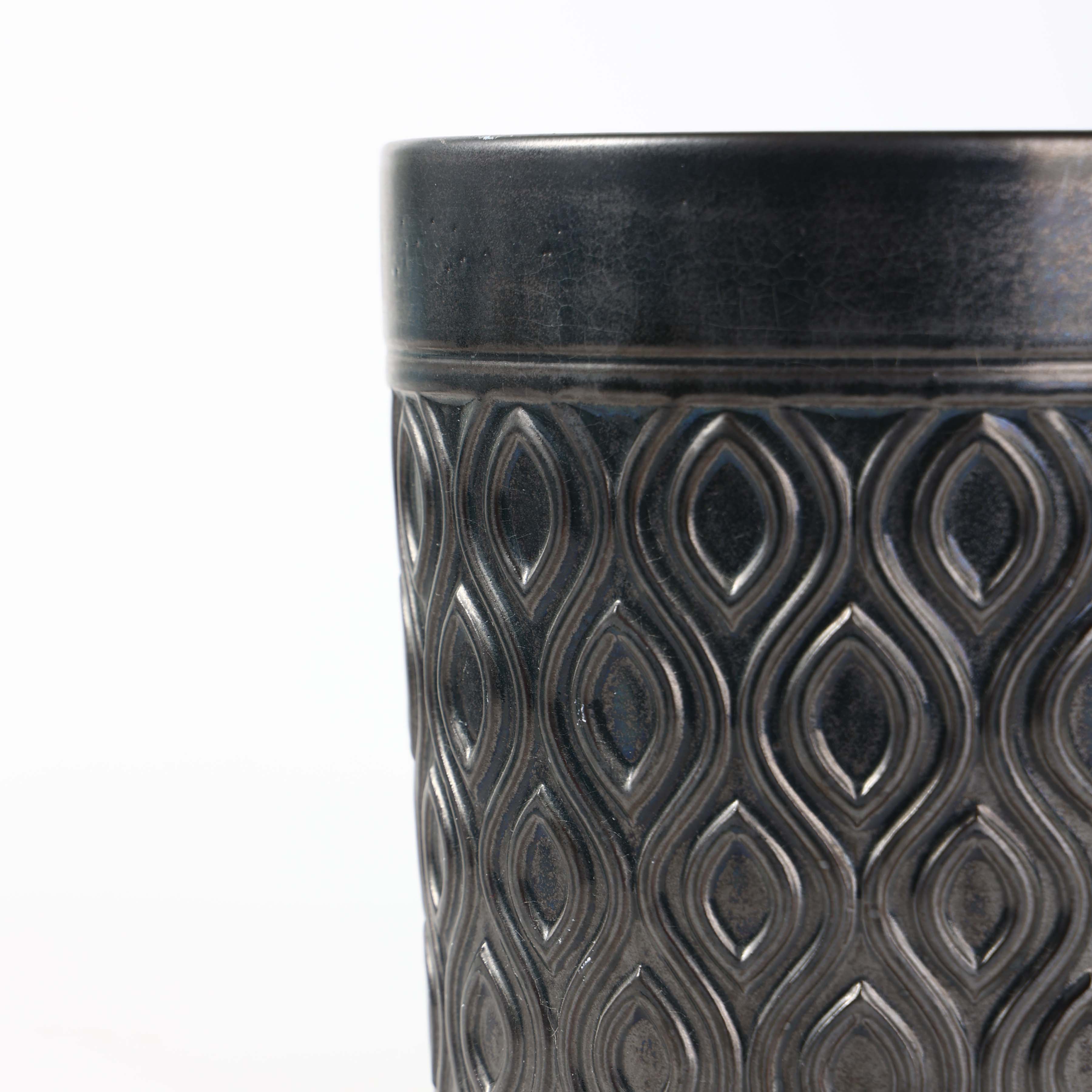 Горшок керамический цветочный глазурованный многоразовый