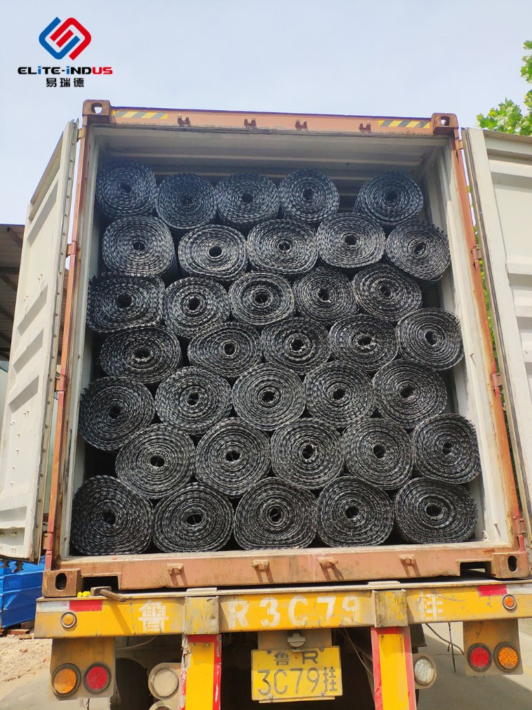 35 mm Mesh Plastic Geogrid 30kn/M PP Biaxial Geogrid