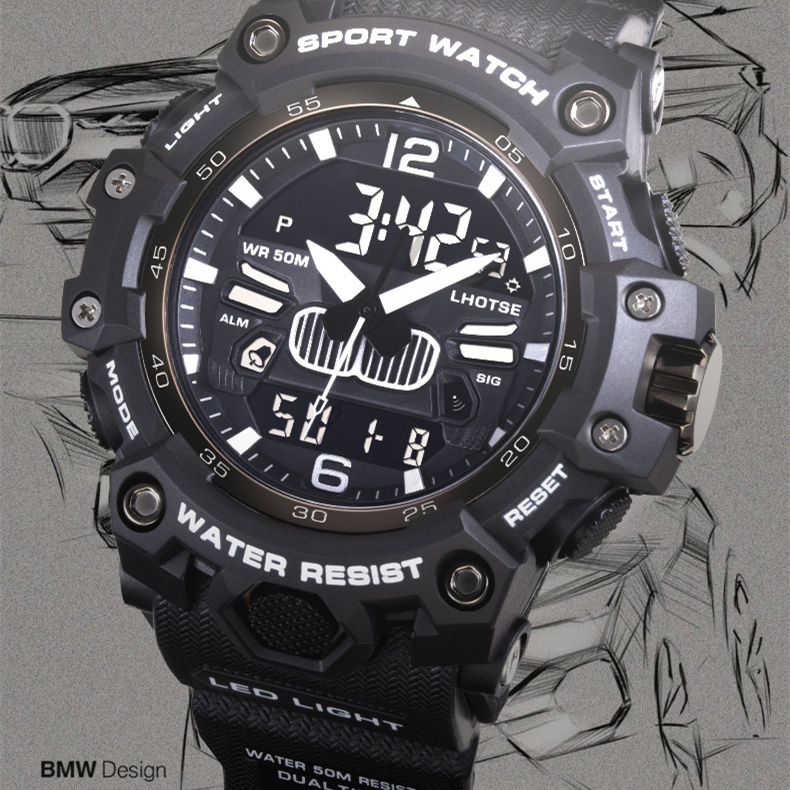 GM-BS 2100 Digital Watch Band Alarm Watch Custom Top Brand C Montre Shock Watch Digital Analog Sport Wristwatch Good Price Bracelet Replica