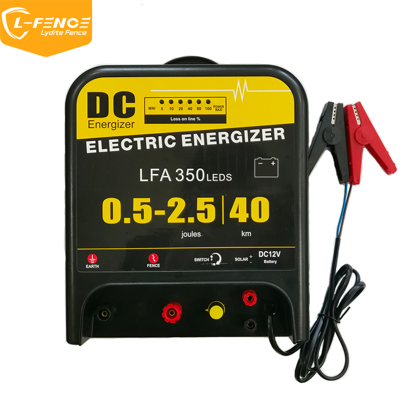 DC Power Electric Fencing Charger Fence Energizer 40km