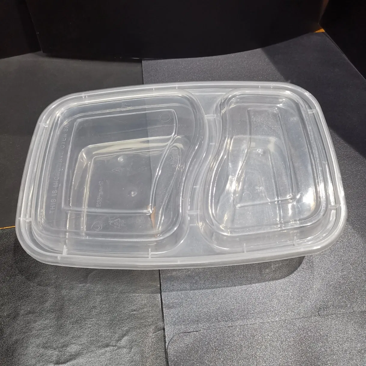 Wholesale Disposable High Quality Black Plastic Food Tray Microwave PP Container