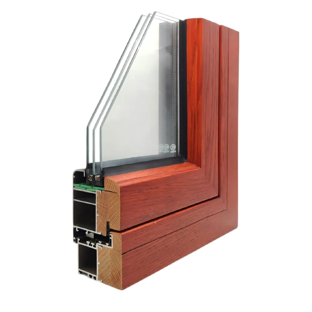 Msl-82 Series Outward-Opening Aluminium Clad Wooden Casement Windows & Doors