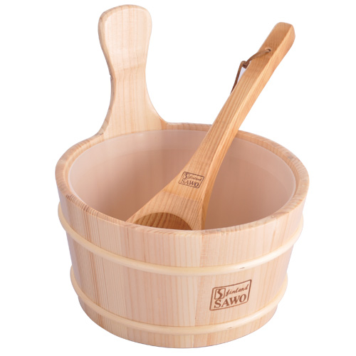 Finland Sauna Wooden Bucket Barrel for Traditional Sauna Room