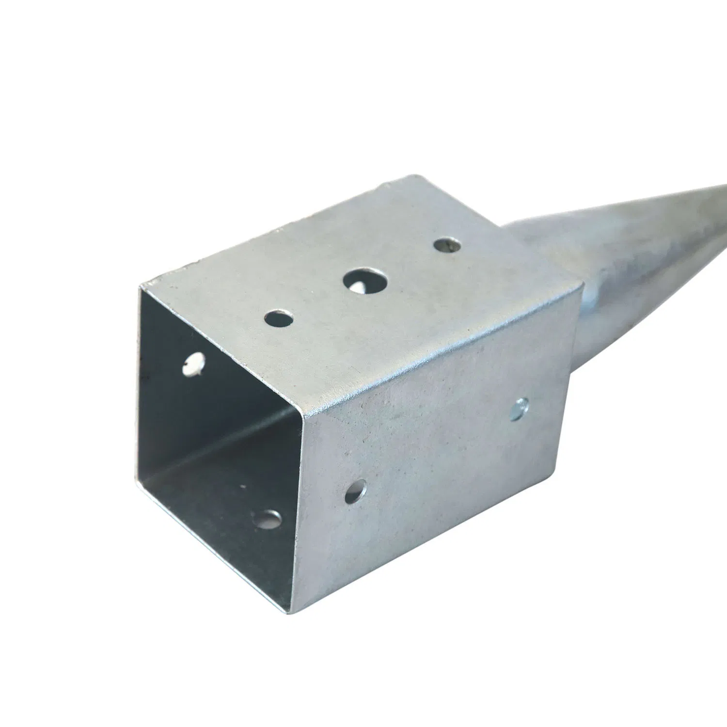 Metal Adjustable Anchor Ground Screw Fence Post Spike