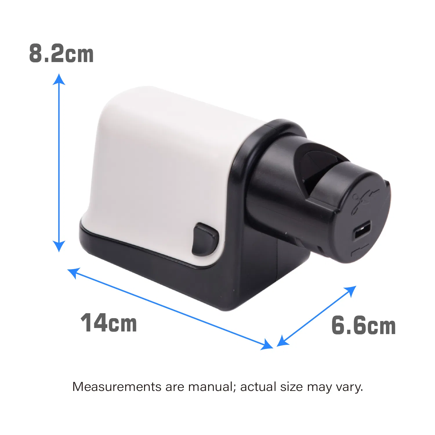 Electric Knife Sharpener One Touch Scissors Screwdriver Sharpening Non Slip Compact Gadget