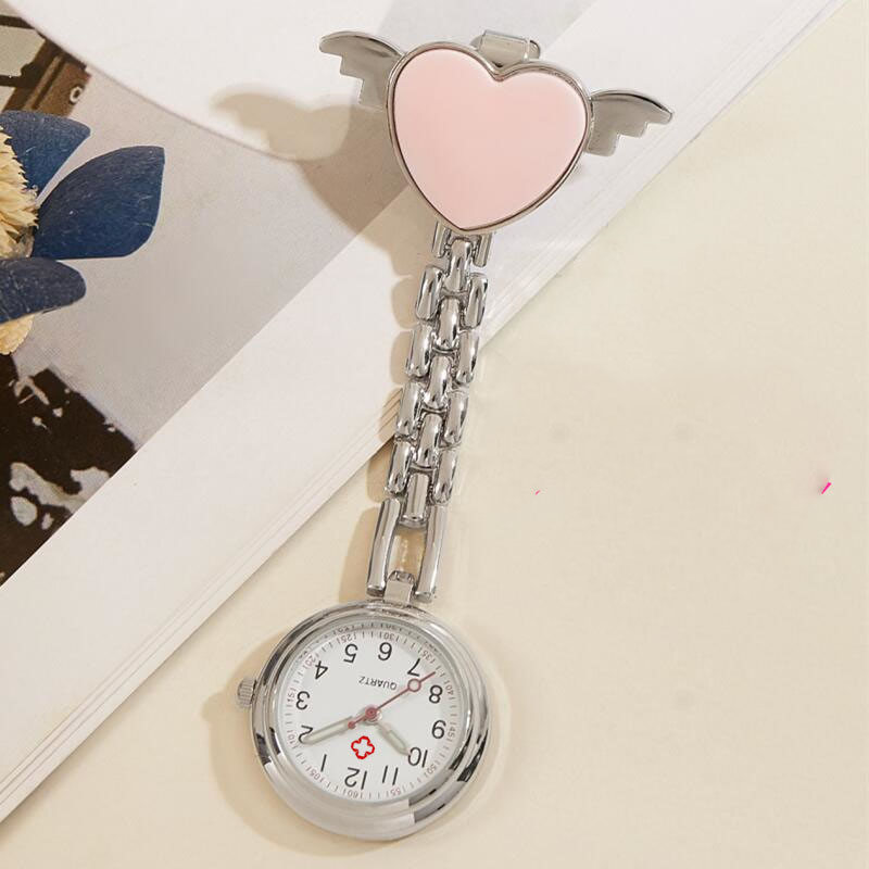 Factory Direct Sale Stock Angel Heart Nurse Angel Wings Nurse Wall Watch