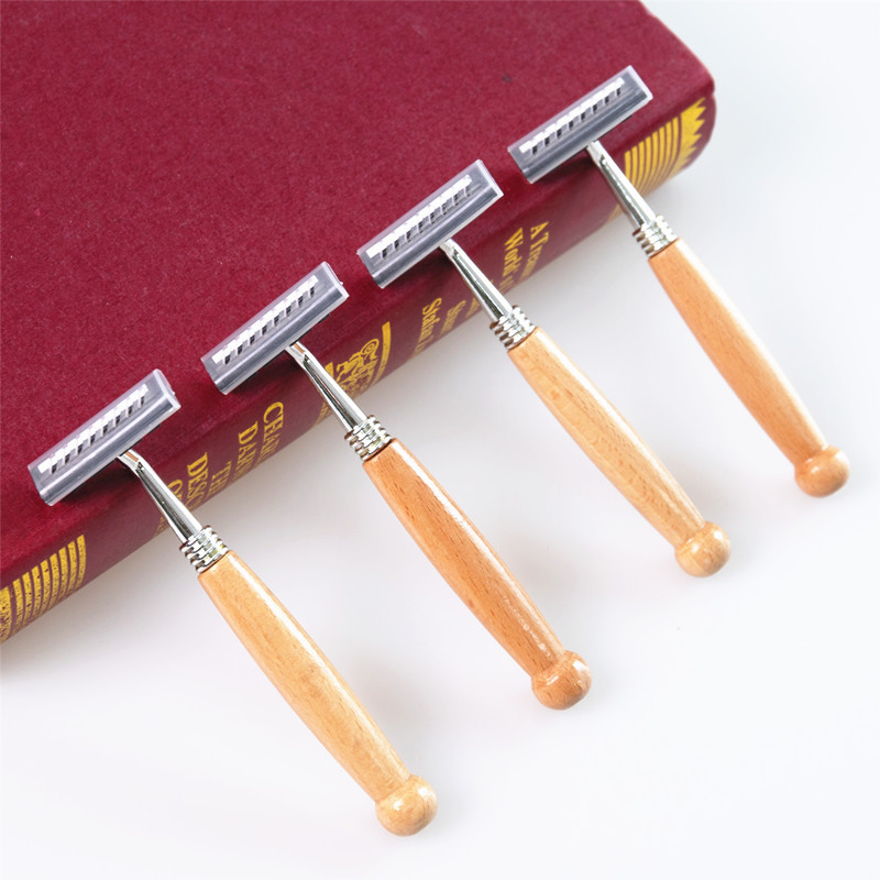 Hotel Amenities Customized Biodegradable Shaving Razor for Men