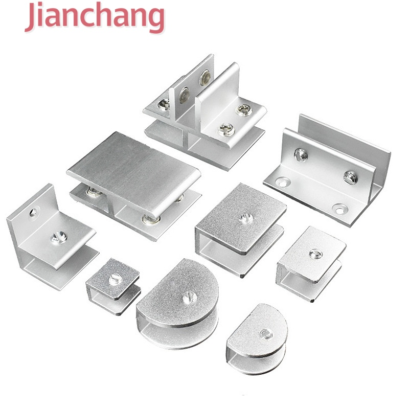 Zinc Alloy Glass Clamp Clip Glass Support Adjustable Glass Shelf Clamp