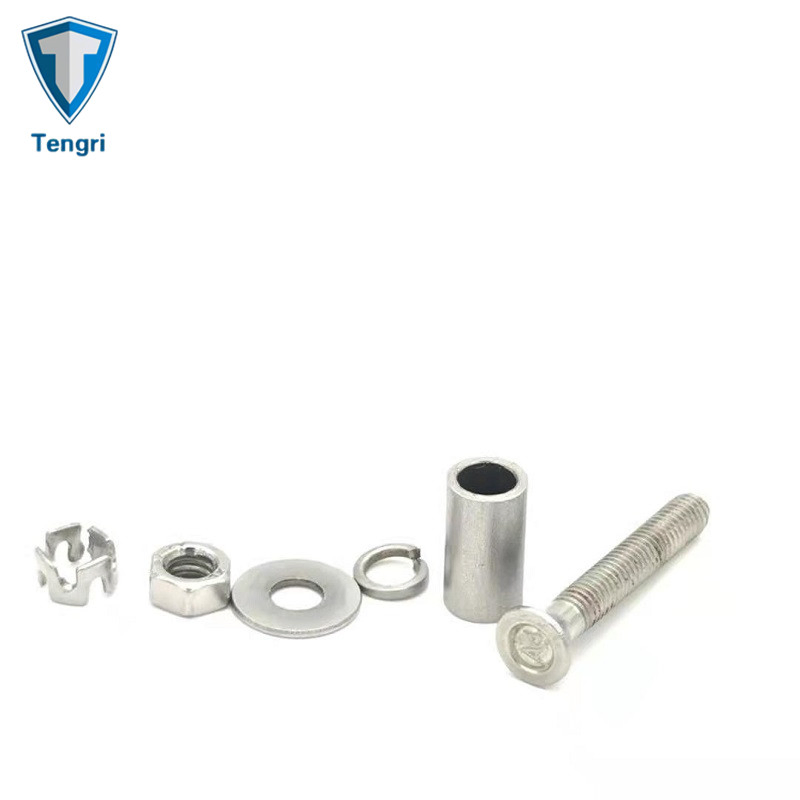 Анкерный болт из нержавеющей стали 304 с гайкой и гильзой