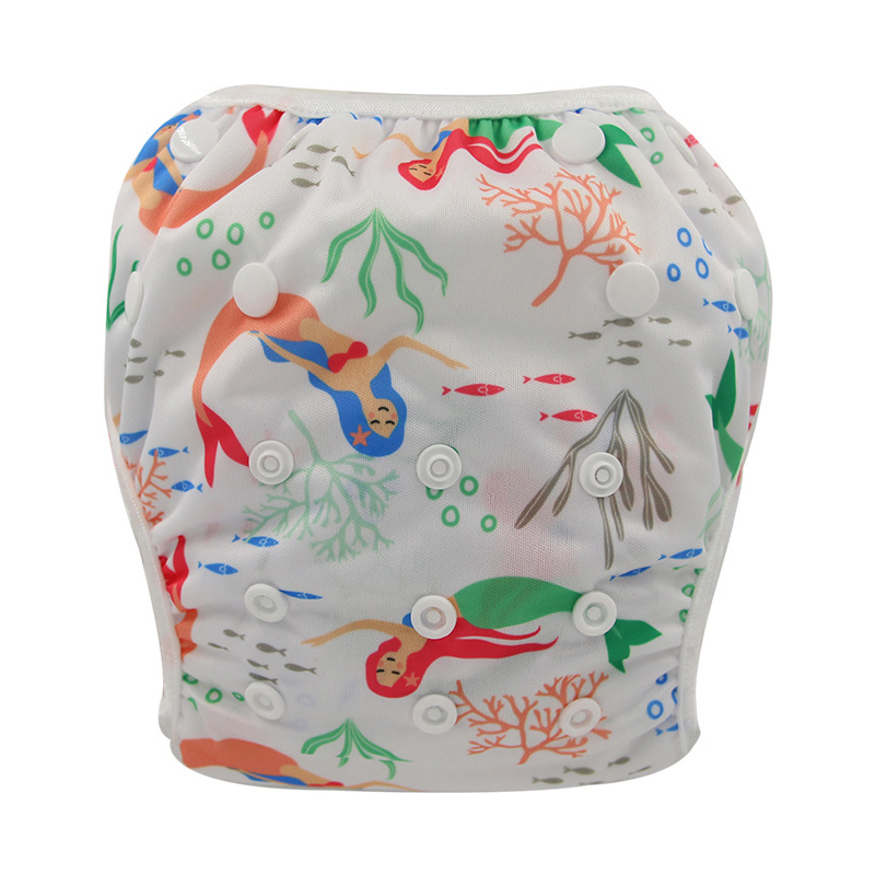 Large-Sized Baby Swimming Trunks, Washable Swimming Trunks for Boys and Girls, Adjustable Leak-Proof Trunks