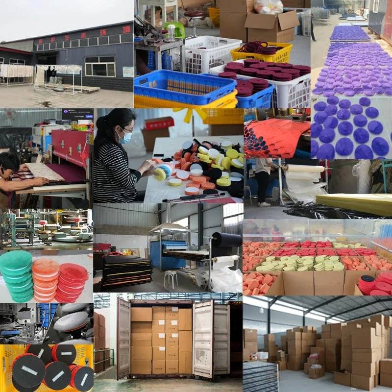 Buffing King 150mm Wine Foamed Australia Wool Heavy Cut Polishing Pads for Car Body Polishing Wholesale OEM Wool Pad