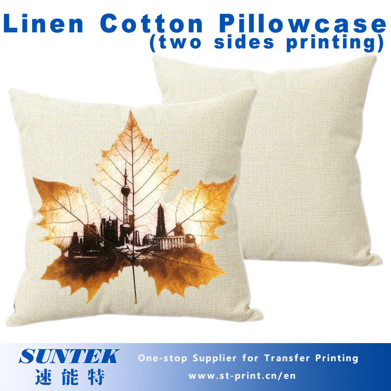 Sublimation Blank Linen Burlap Pillow Cases