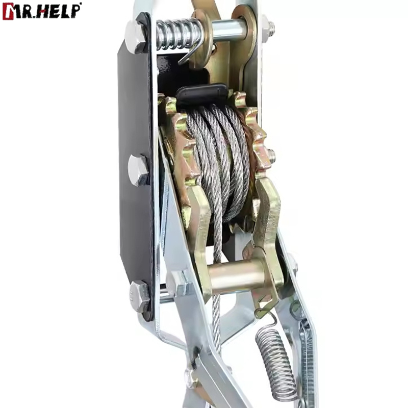 4-Ton CE Heavy-Duty Cable Tool Wire Rope Manual Cable Ratchet Power Puller