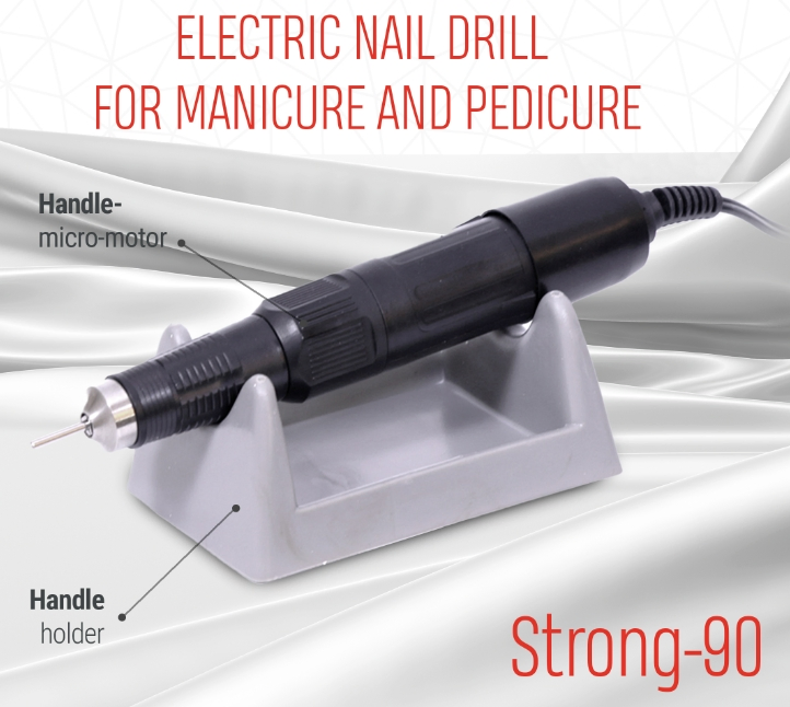 Korea Original Replace Strong 90 65W 35000rpm Electric Nail Art Drill Machine