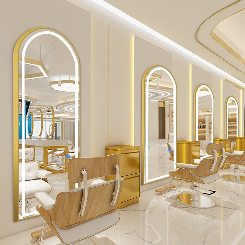 China OEM Beauty Salon Smart Illuminated LED Bathroom Washroom Furniture Mirrors Manufacturer