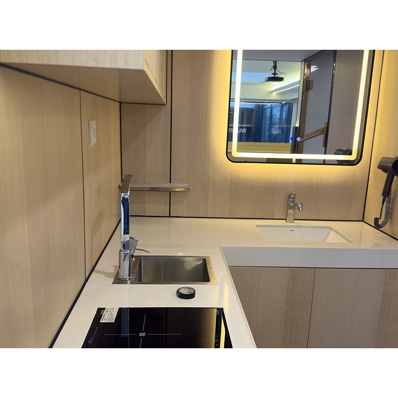 Good Price Fast Installation Steel Structure Ante Prefabricated Homes Apple Cabin Prefab Luxury House