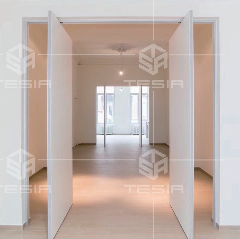 New Design House Gate Main Gate Wooden Aluminium Main Pivot Door