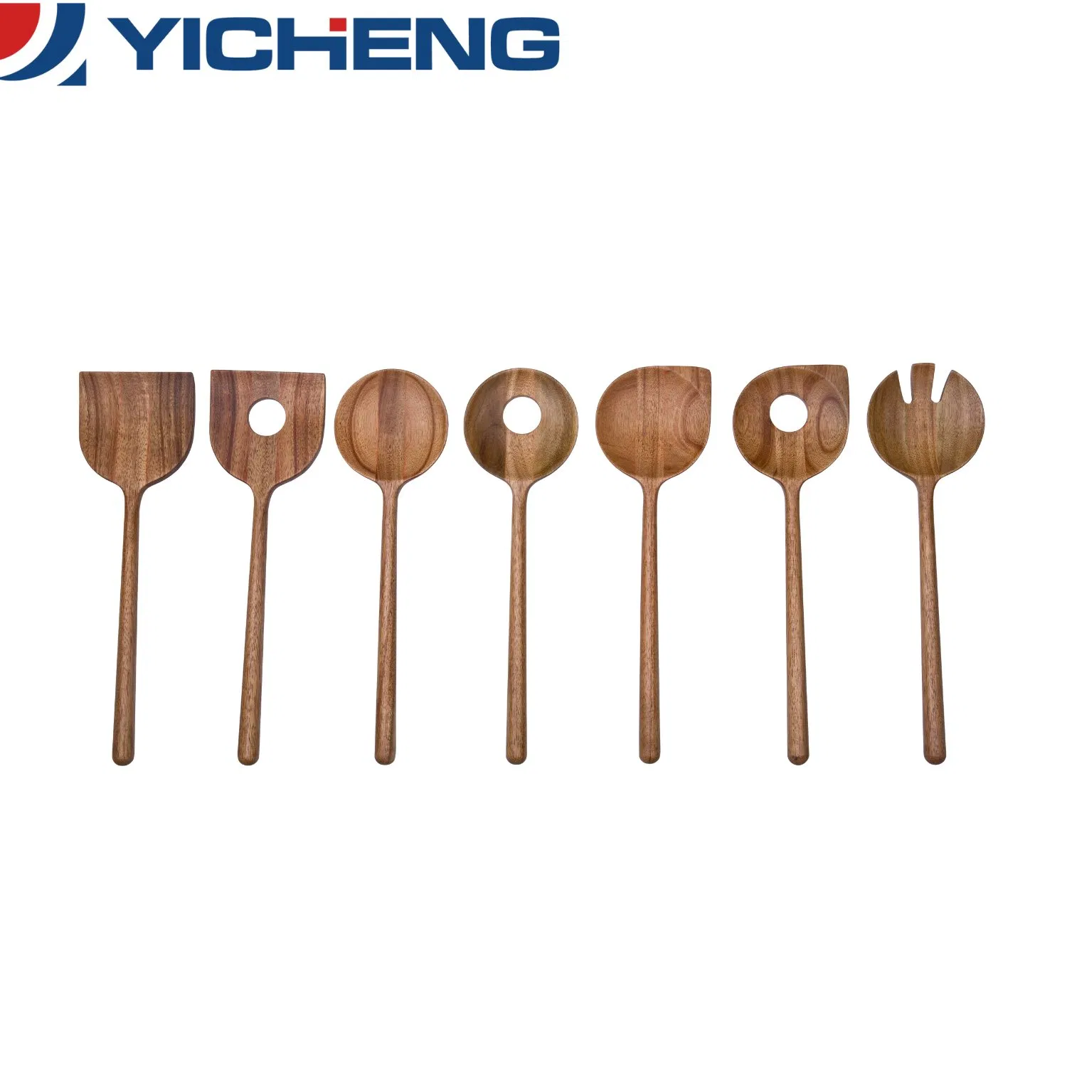 Сервировочная чаша из акации для салатов и фруктов