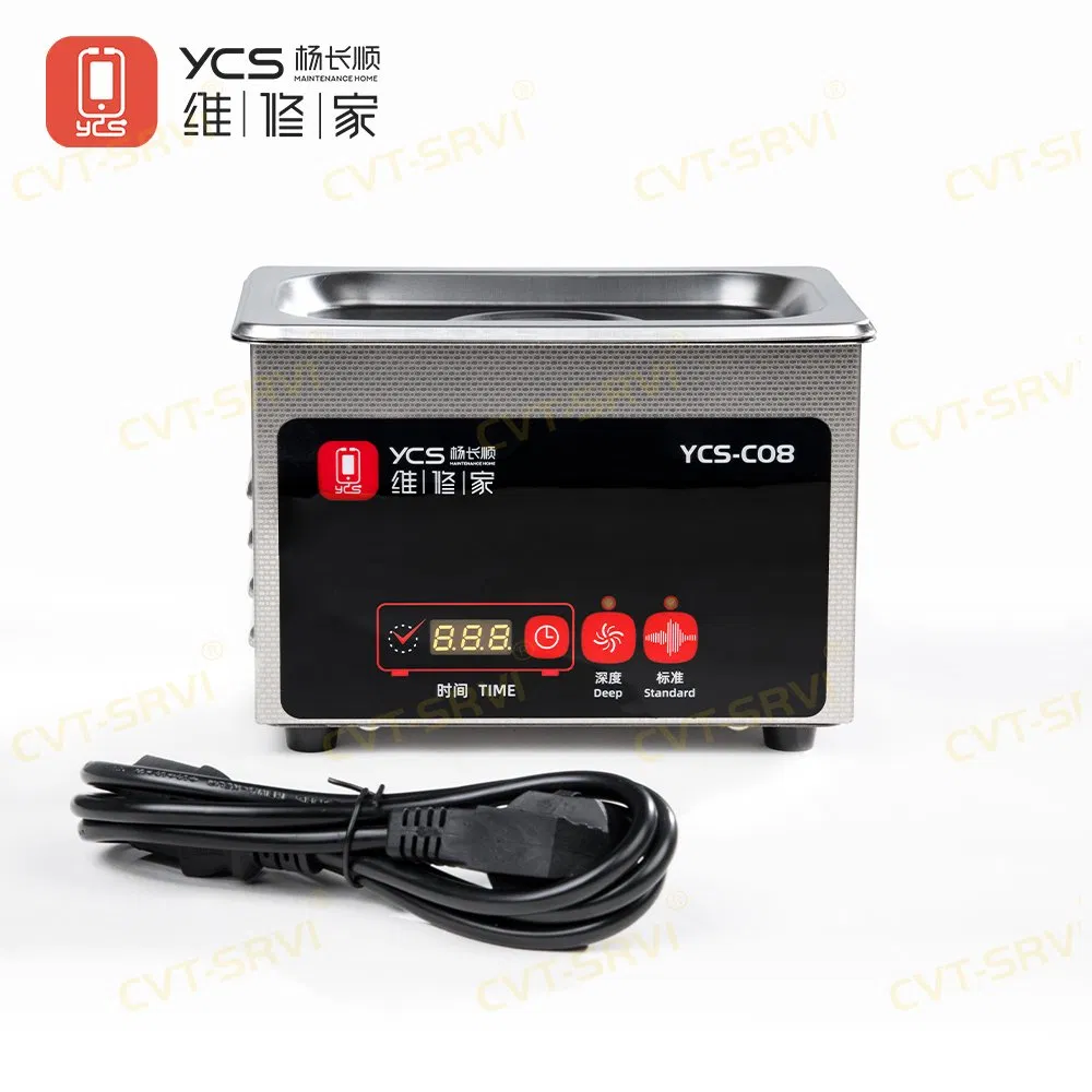 Ycs Custom Digital Ultrasonic Cleaning Machine for Cell Phone Repair Shops and Small Parts Cleaner Pbc