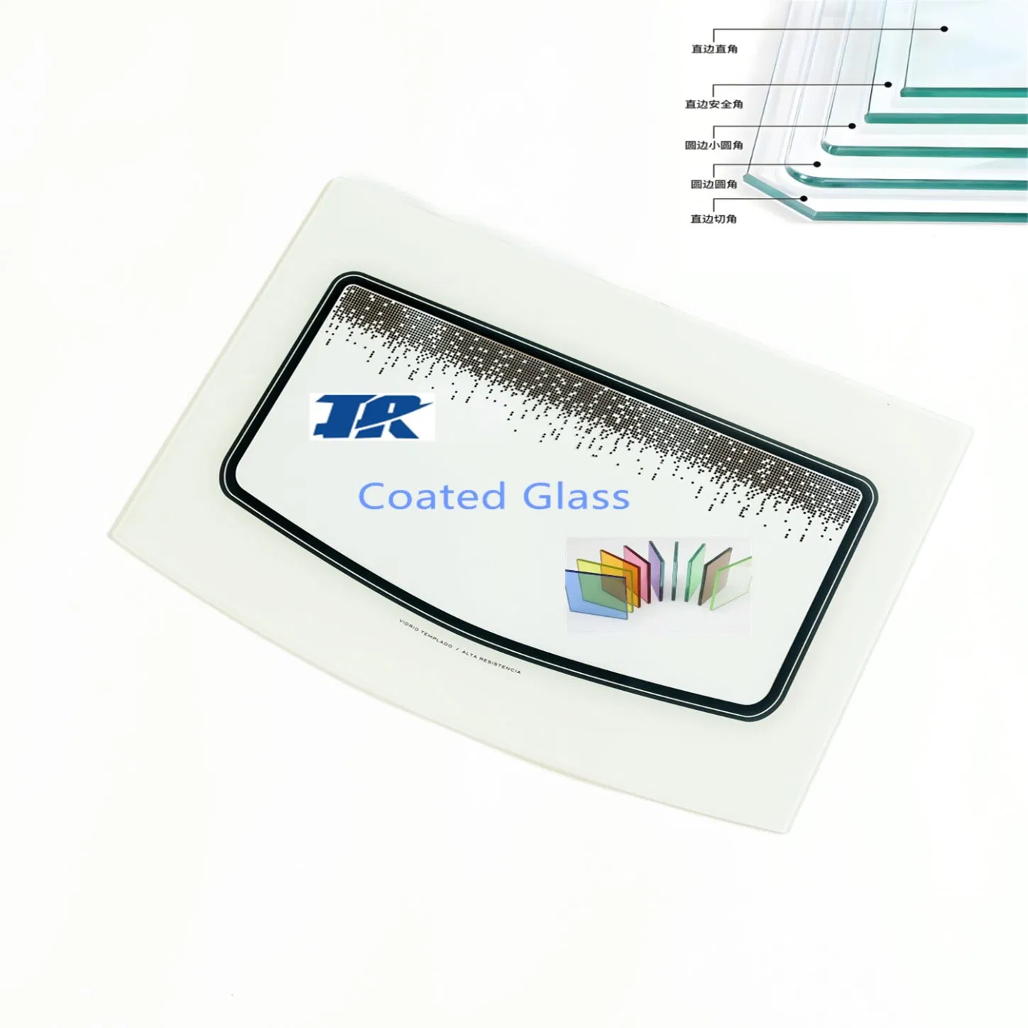 3.2mm Float Glass Control Panel Cover Glass for Front Door Washing Machine