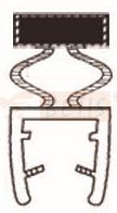 High-Quality Bathroom Accessories Shower Enclosure Fittings Glass Door Jamb Magnetic PVC Clear Seal
