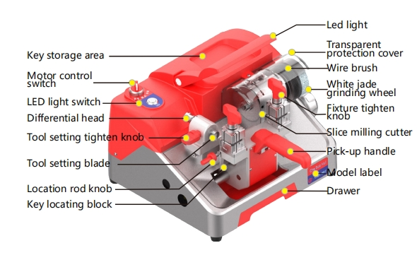 Wholesale High Quality Precision Manual Key Cutting Machine