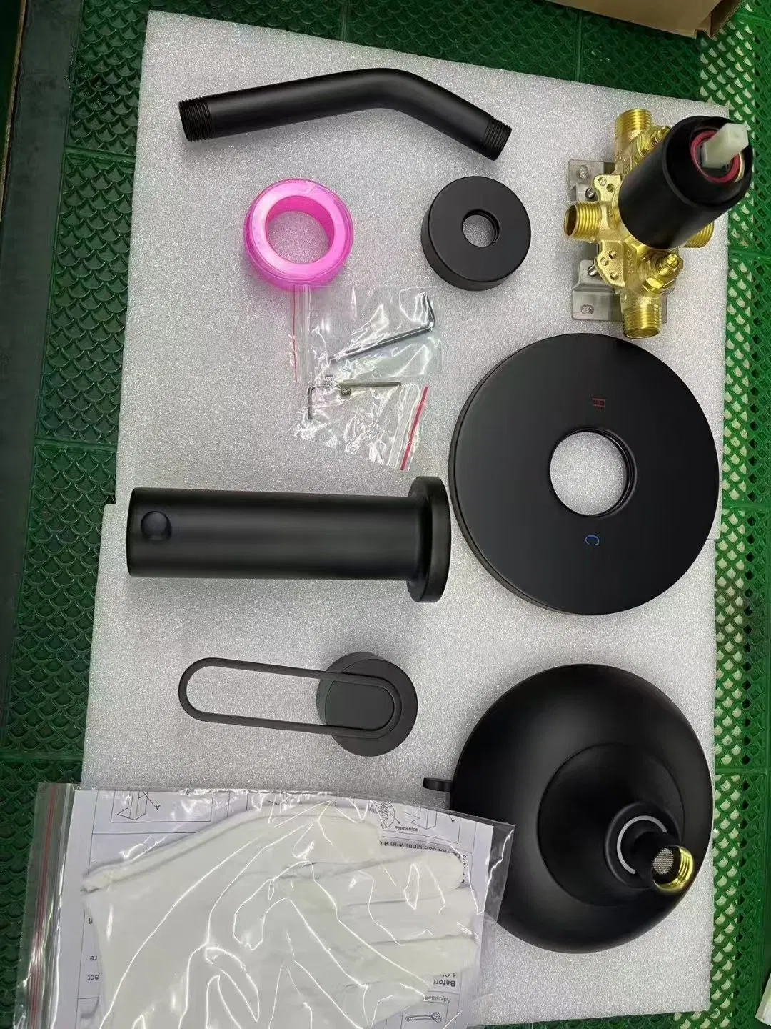 Square Bathroom Shower System Senducs Black Gold Bathtub