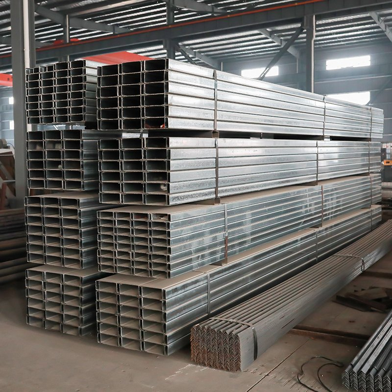 Hot Sale Rivet Connection Steel Column Ridge China Customized Prefabricated Z Purlin