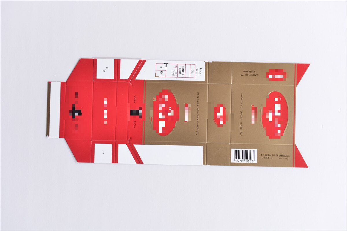 Printing Pattern Design Custom Smoking Case Empty Tobacco Box Paper Packaging Cigarette Boxes