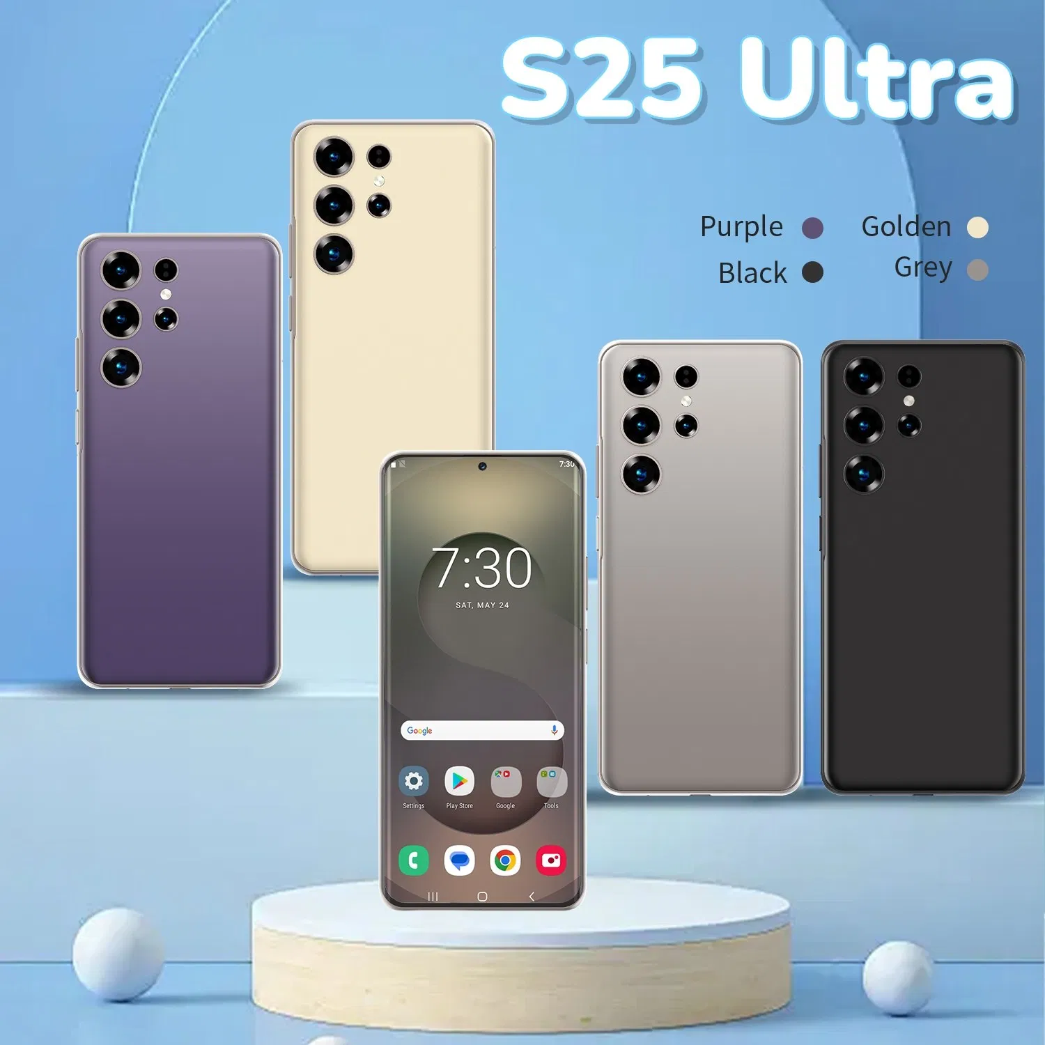Смартфон S25 Ultra 5G 22+2TB, Android 14, 7.3 дюйма
