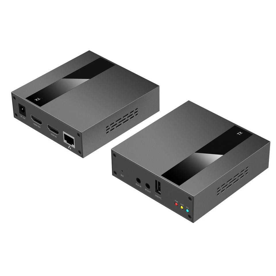 Удлинитель VGA 300 м с передачей IR и USB